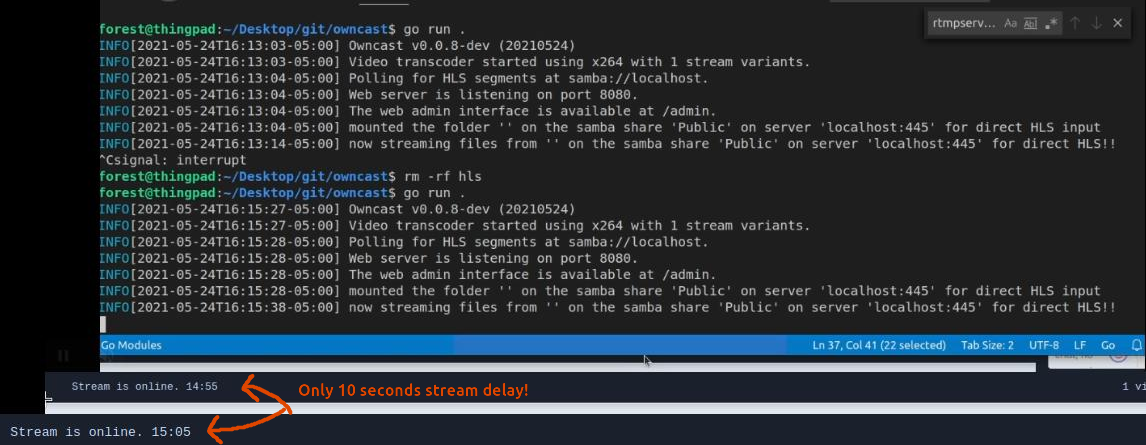 How I optimized my Owncast Stream to run on a Raspberry Pi part 2