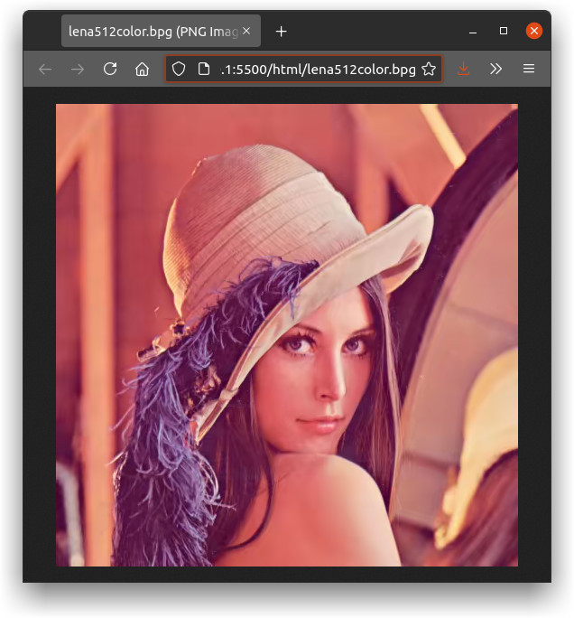 screenshot showing bpg displaying in the browser with no web page surrounding it